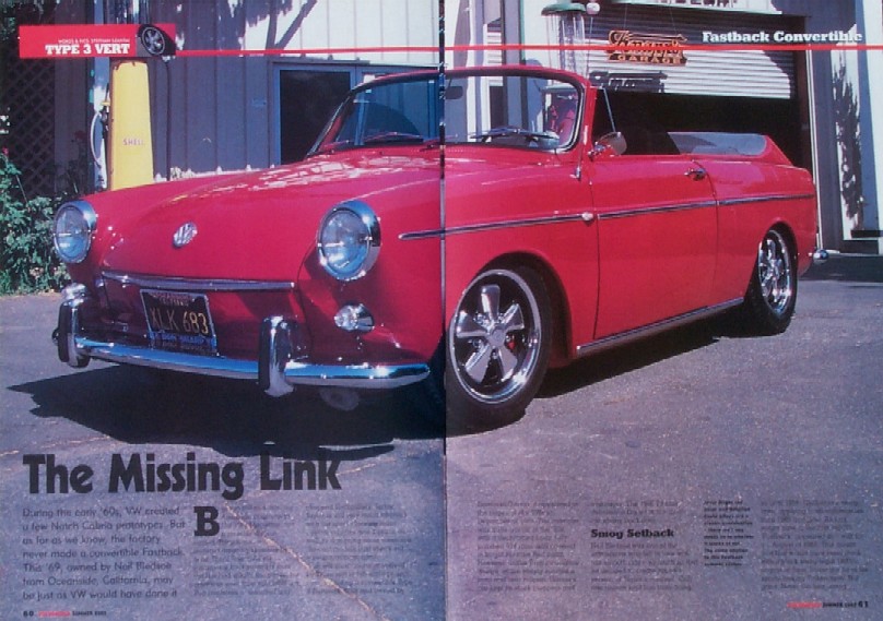 1969 Fastback Roadster