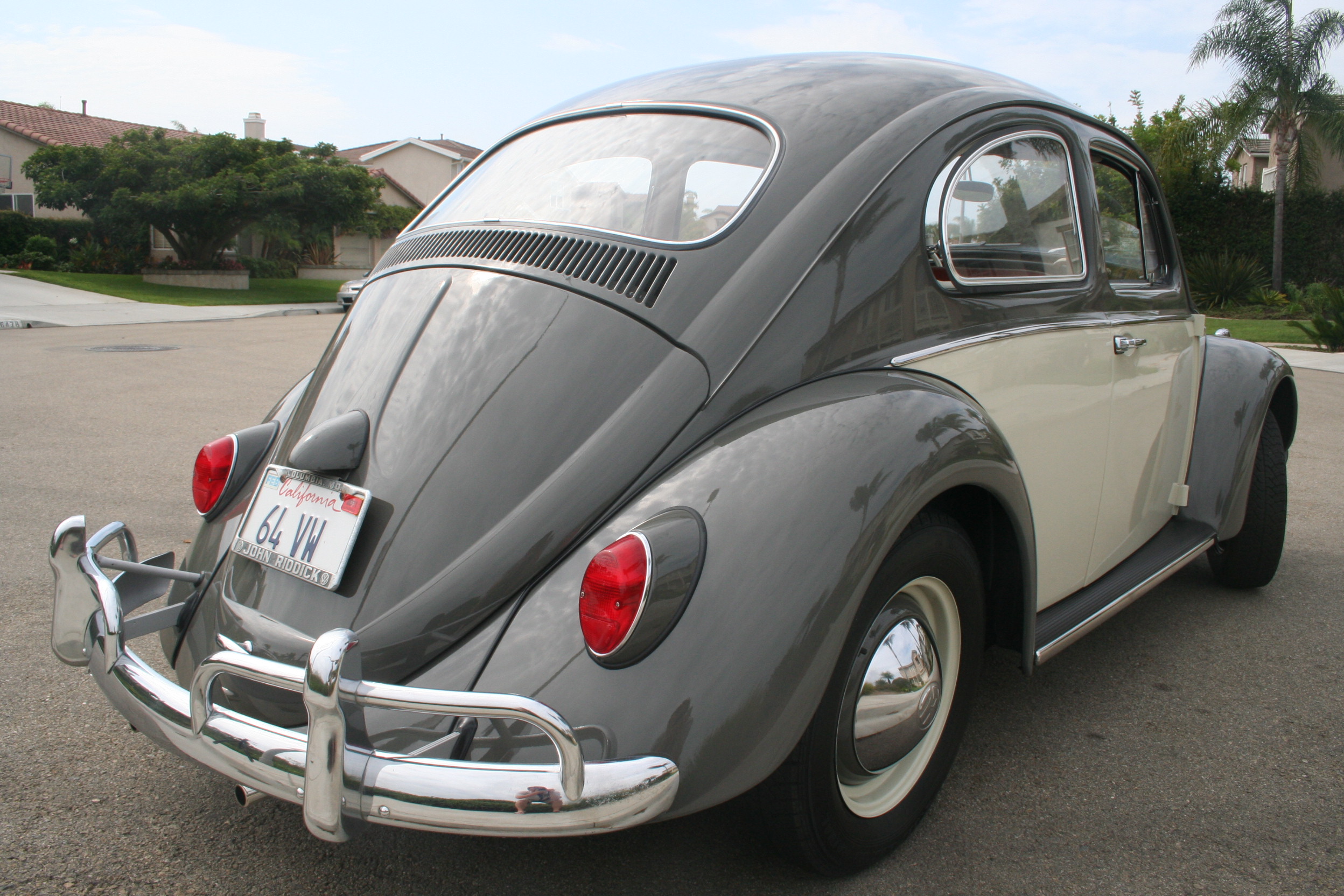 1964 VW Bug Right Rear Vintage Volkswagen Restoration